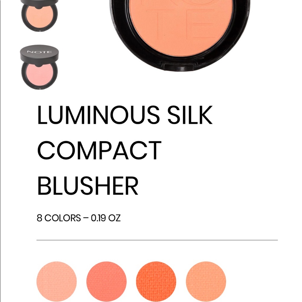 Note, Luminous Silk Compact Blush - Picture 2 of 2